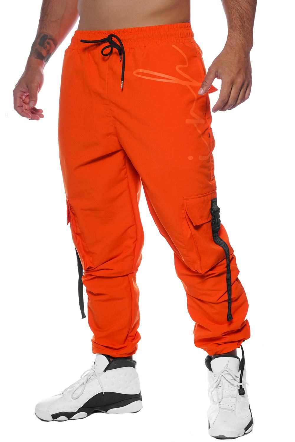 Pantalón jogger para hombre naranja oscuro Bolf 1145 naranja