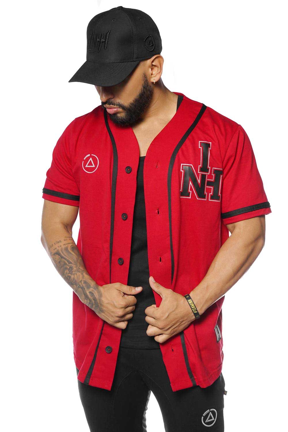 Jersey Baseball – Roja – INH Sportswear